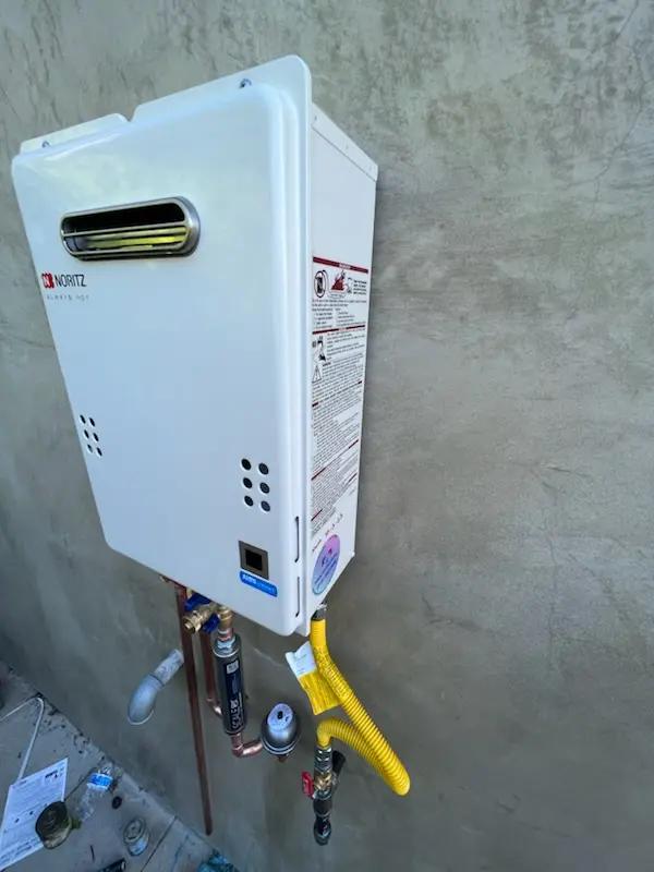 Tankless water heater installation for Graham homes